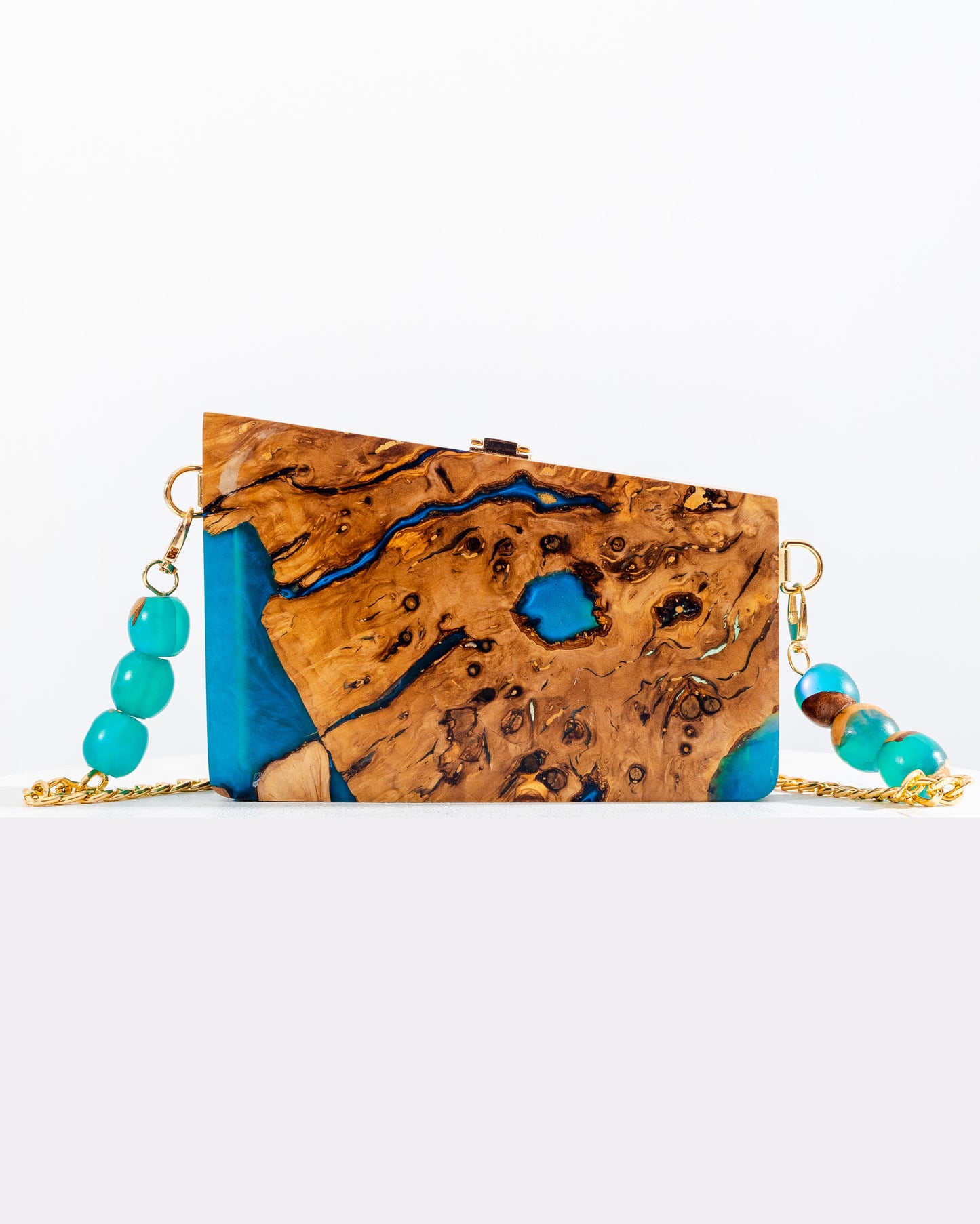Rukan in Sea Blue Bag