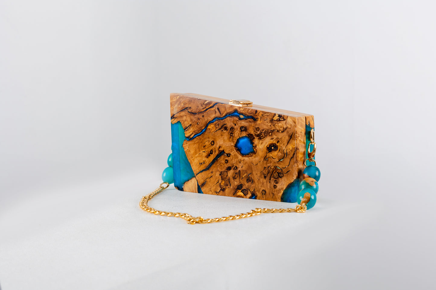 Rukan in Sea Blue Bag